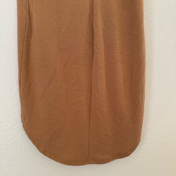 Forever 21 Women's Brown Sleeveless Midi Dress Racerback Casual Size Small - Picture 6 of 6